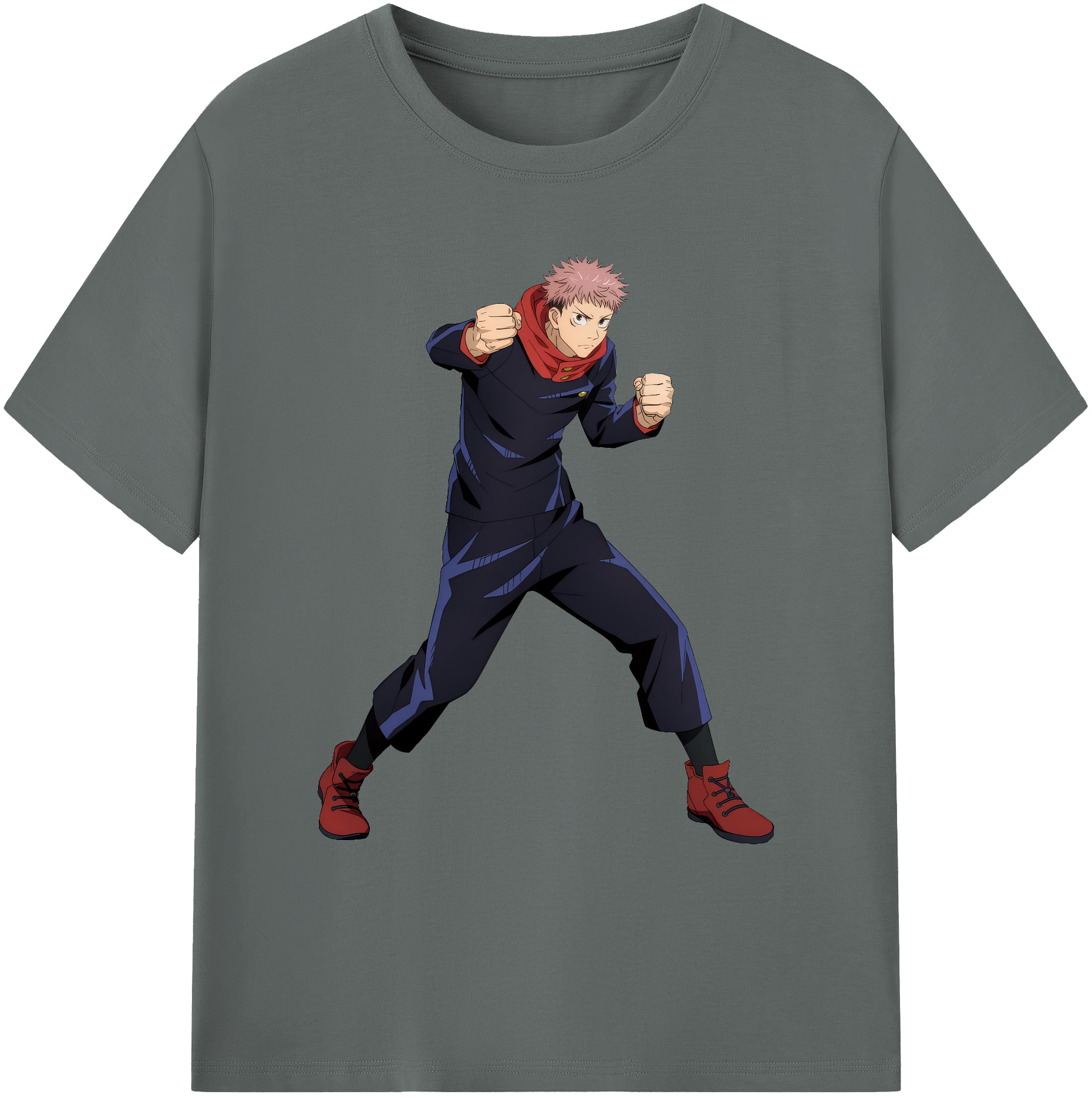 （画像用） 呪術廻戦 Jujutsu Kaisen 綿100％ メンズ半袖Tシャツ｜肌触りやわらか＆通気性